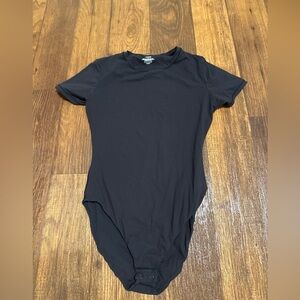 Black skims capsule closet Normcore unitard one peice body suit